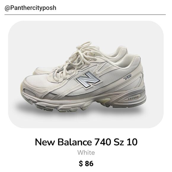 New Balance 740 Men's Sneakers Sz 10 - Picture 1 of 9